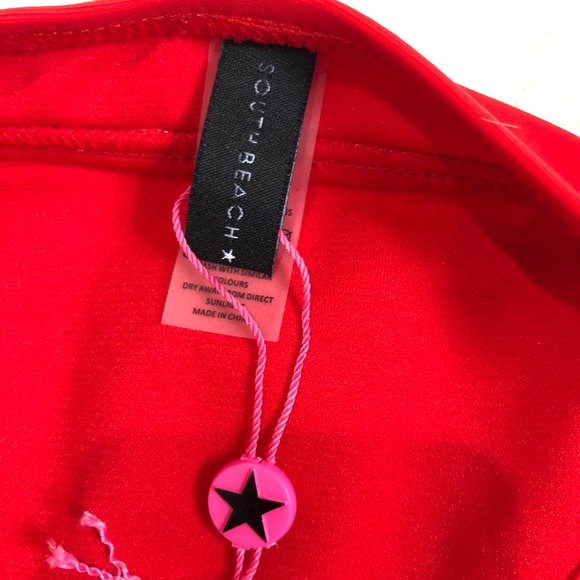 ASOS south beach red bikini bottom - Picture 4 of 5